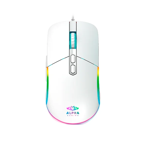 Mouse Cronex Hades (White) Mouse Gamer USB - Imagen 1